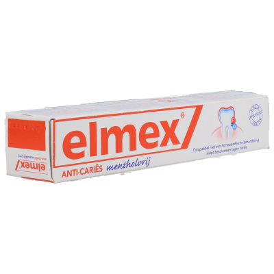 Elmex Anti-Cariës Mentholvrij Tandpasta | 75 ml