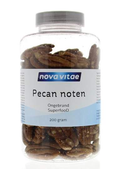 Nova Vitae Pecannoten ongebrand raw (200 Gram)
