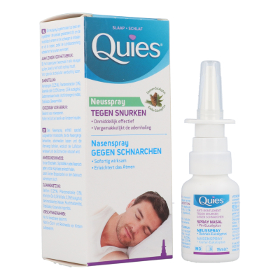 Quies Neusspray tegen Snurken | 15 ml