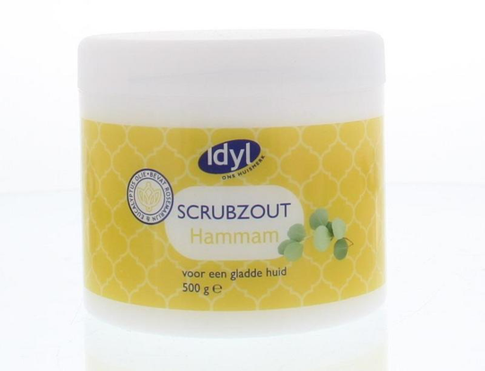 Idyl Scrubzout hammam rozemarijn eucalyptus (500 Gram)