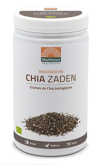 Mattisson Absolute chia zaad raw bio (1 Kilogram)