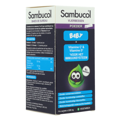 Sambucol Baby Poeder | 14 zakjes