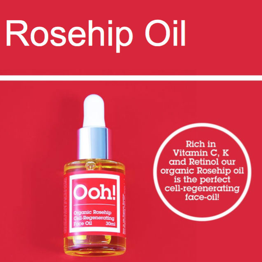 Ooh! Rosehip face oil vegan (30 Milliliter)