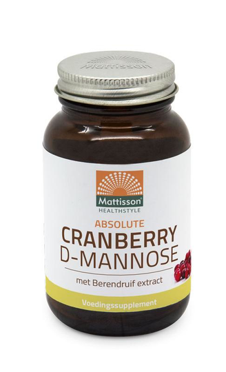 Mattisson Cranberry D-mannose met berendruif extract (90 Tabletten)