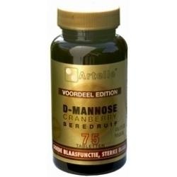 Artelle D-Mannose cranberry berendruif (75 Tabletten)