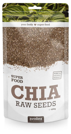 Purasana Chia zaden/graines vegan bio (400 Gram)
