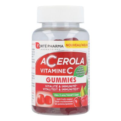 Forté Pharma Acérola Gummies Vitaliteit&Immuniteit | 60 stuks