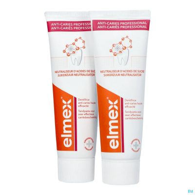 Elmex Anti-Cariës Professional Tandpasta DUO | 2 x 75 ml PROMO
