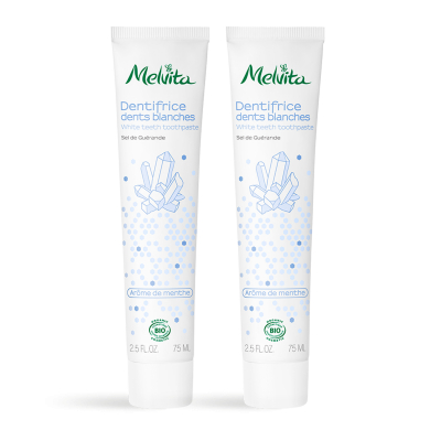 Melvita Tandpasta Witte Tanden DUO | 2 x 75 ml PROMO