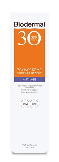 Biodermal Anti age creme gezicht SPF30 (40 Milliliter)