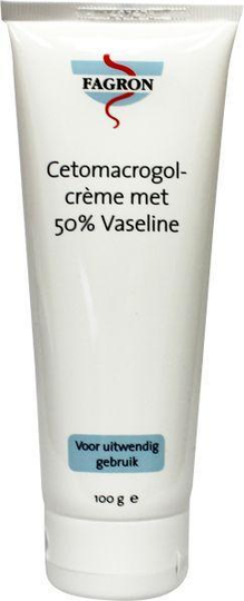 Fagron Cetomacrogol creme 50% vaseline (100 Gram)