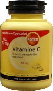Roter Vitamine C 70 mg kauwtablet (400 Tabletten)