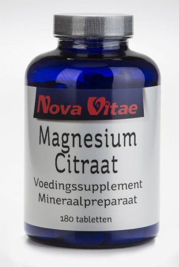 Nova Vitae Magnesium citraat (180 Tabletten)
