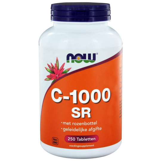 NOW Foods Vitamine C1000 Sustained Release met Rozenbottel