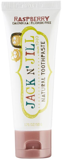 Jack n Jill Natural toothpaste raspberry (50 Gram)