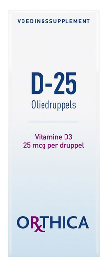 Orthica Vitamine D-25 (15 Milliliter)