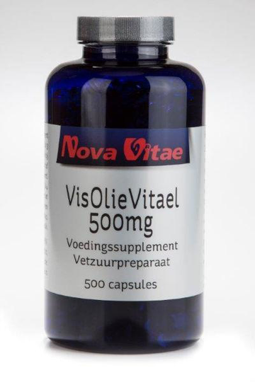 Nova Vitae Visolie vitael 500 mg (zalmolie) (500 Capsules)