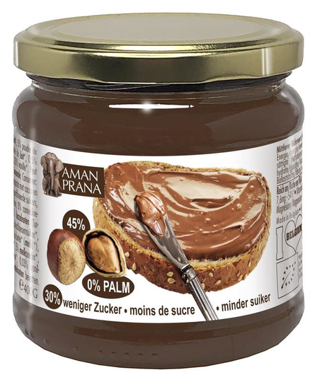 Amanprana Choco-hazelnootpasta 45% bio (400 Gram)