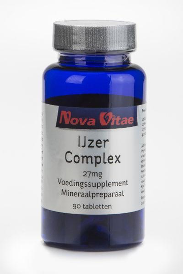 Nova Vitae IJzer complex 27 mg (90 Tabletten)