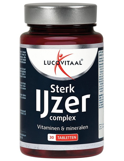 Lucovitaal Sterk ijzer complex (30 Tabletten)