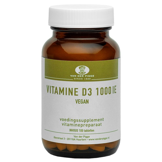 Pigge Vitamine D 1000IE vegan (100 Tabletten)