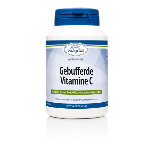 Vitakruid Gebufferde Vitamine C (100 Vegetarische capsules)