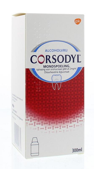 Corsodyl Mondspoeling (300 Milliliter)