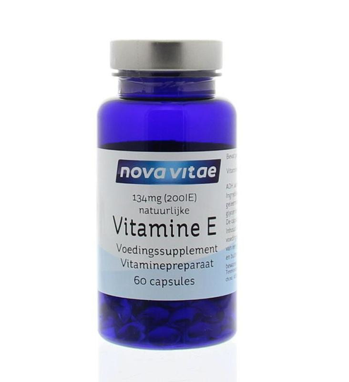 Nova Vitae Vitamine E 200IU (60 Capsules)