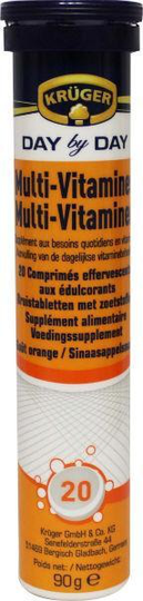 Kruger Multi Vitamine bruistabletten (20 Tabletten)