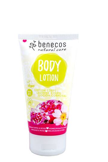 Benecos Bodylotion granaatappel & roos (150 Milliliter)