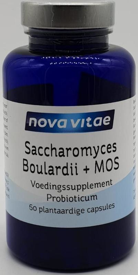 Nova Vitae Saccharomyces Boulardii + MOS (60 Vegetarische capsules)