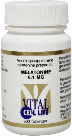 Vital Cell Life Melatonine 0.1 mg (500 Tabletten)