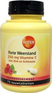 Roter Vitamine C weerstand forte 250 mg (75 Tabletten)