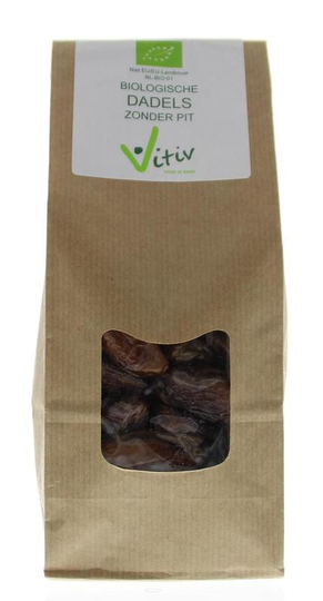 Vitiv Dadels zonder pit bio (500 Gram)