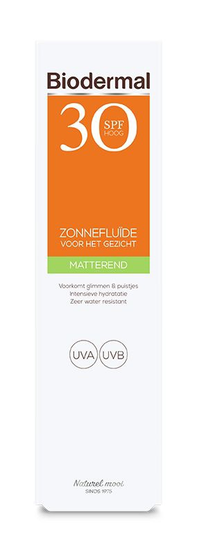 Biodermal Zonnefluid SPF30 (40 Milliliter)