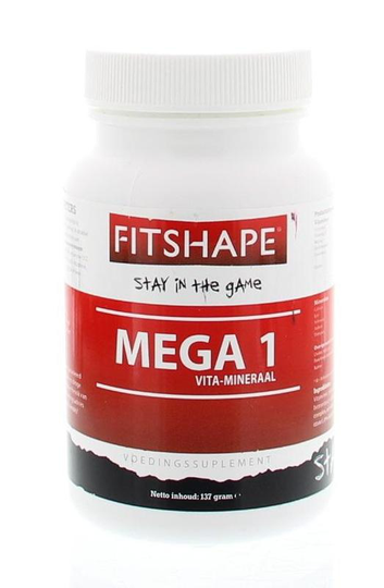 Fitshape Mega 1 vitaminen/mineralen (60 Tabletten)