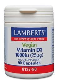 Lamberts Vitamine D3 1000IE 25mcg vegan (90 Capsules)