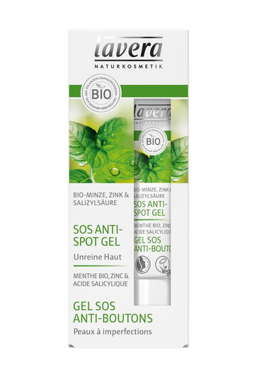 Lavera SOS anti-spot gel/gel anti-boutons bio FR-DE (15 Milliliter)