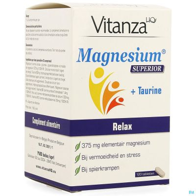 Vitanza HQ Magnesium Superior + Taurine | 120 tabletten