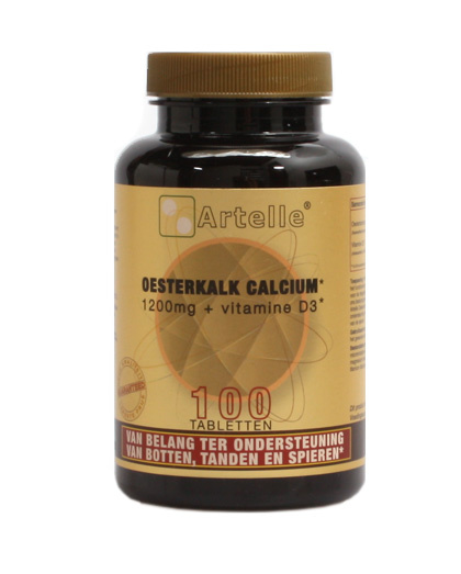 Artelle Oesterkalk 1200mg, Calcium + Vit D3 (100 Tabletten)