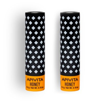 Apivita Bio-Eco Lip Care Honey DUO | 2 x 4,4 g PROMO