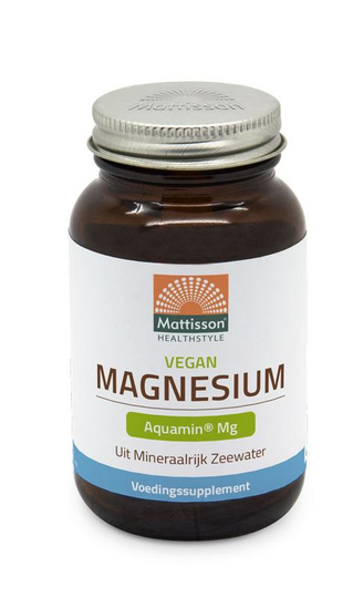 Mattisson Magnesium uit mineraalrijk zeewater Aquamin (90 Vegetarische capsules)
