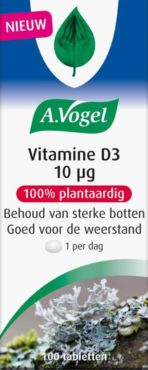 A Vogel Vitamine D3 10ug (100 Tabletten)