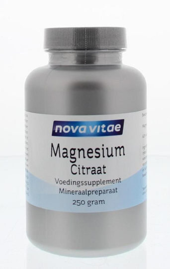 Nova Vitae Magnesium citraat poeder (250 Gram)