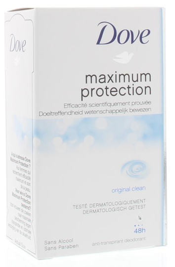 Dove Deodorant max protect original clean (45 Milliliter)