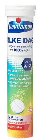 Davitamon Elke dag bruis (15 Bruistabletten)