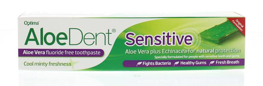 Optima Aloe dent aloe vera tandpasta sensitive (100 Milliliter)