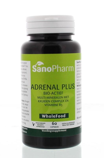 Sanopharm Adrenal plus wholefood (60 Capsules)